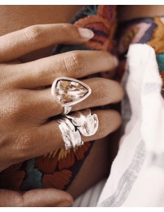 Anillo Uno de 50 "Pluma" ani0580mtl 2