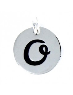 Colgante letra con alma "O"