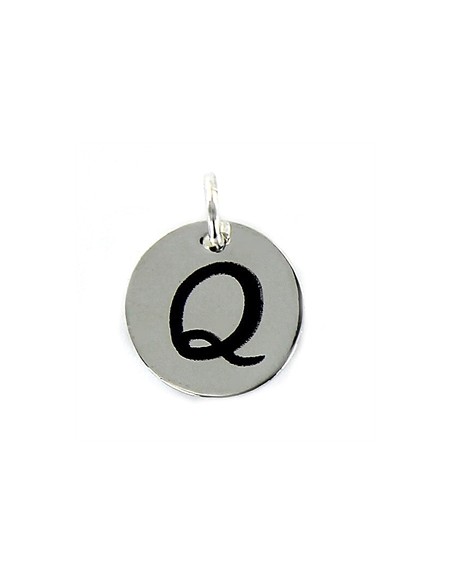 Colgante letra con alma "Q"