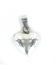 Colgante plata corazón inflado 9096981