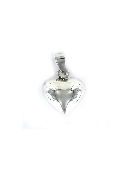 Colgante plata corazón inflado 9096981