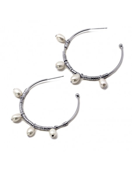 Pendientes Anartxy "Perlas intercaladas" bp097pl