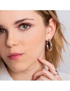 Pendientes Kommo "Amazonas silver" 2