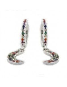 Aro venta por unidad"Luna arcoiris" 9109706