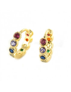 Pendientes venta por unidad "Chatones multicolor" 9109866
