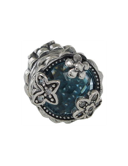 Abalorio A tu lado "Aguamarina flor" 9108517