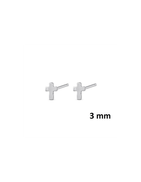 Pendiente venta por unidad "Cruz 3 mm"9110468