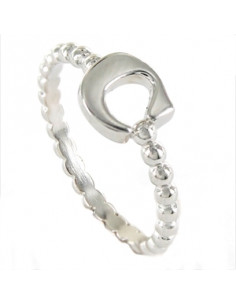 Anillo plata "letra C" 9109911