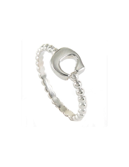 Anillo plata "letra C" 9109911