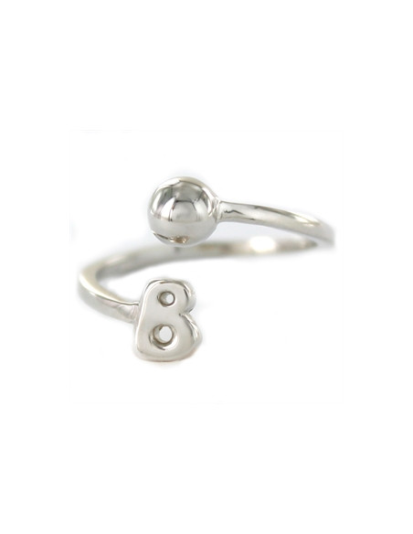 Anillo plata "Inicial B" 9109101