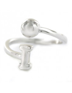 Anillo plata " Inicial I" 9109108