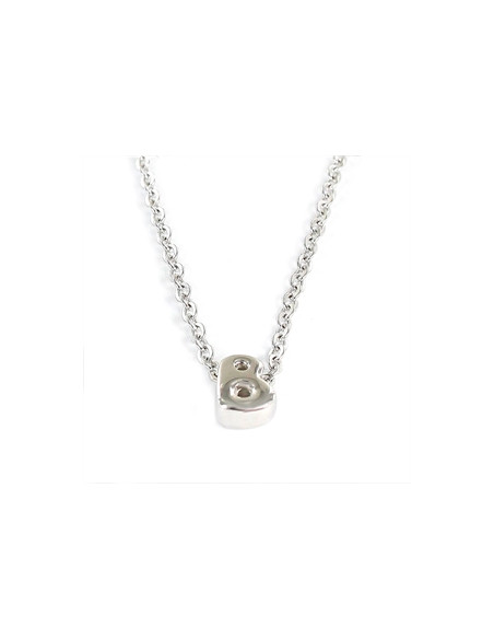 Gargantilla plata "Inicial B" 9109078