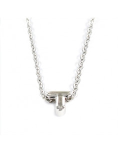 Gargantilla plata "Inicial T" 9109095