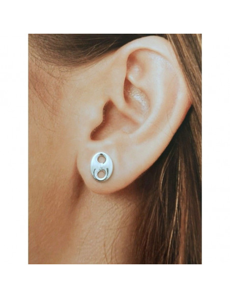 Pendientes plata "Calabrote" 20533