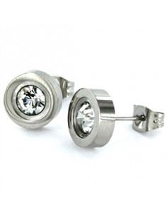 Pendientes acero "Chatón" 9088431