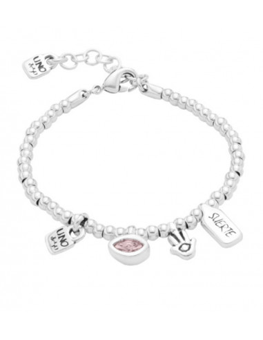 Pulsera Uno de 50 "I´m waiting 4 U pink" pul1853rsamtl