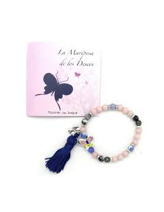 Pulsera con historia "Mariposa de los deseos"
