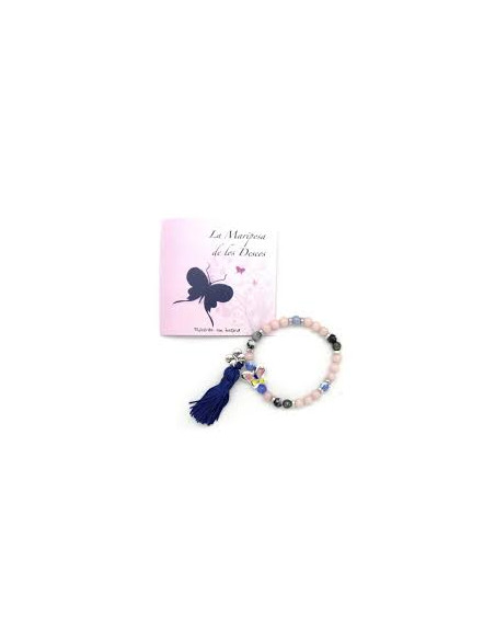 Pulsera con historia "Mariposa de los deseos"