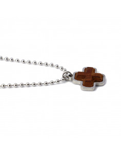 Collar Anartxy "Cruz madera" H189MR 2