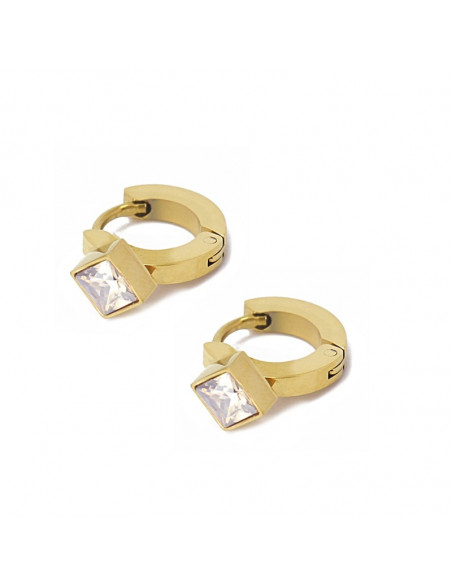 Pendiente venta por unidad "Aro circonita" bpe466