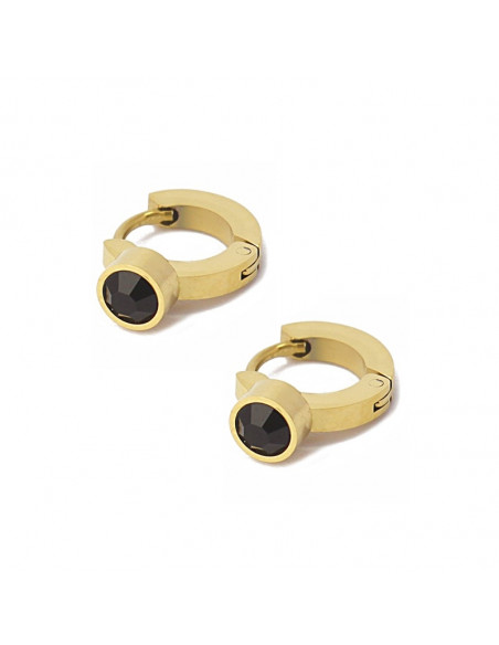 Pendiente venta por unidad "Aro circonita" bpe466