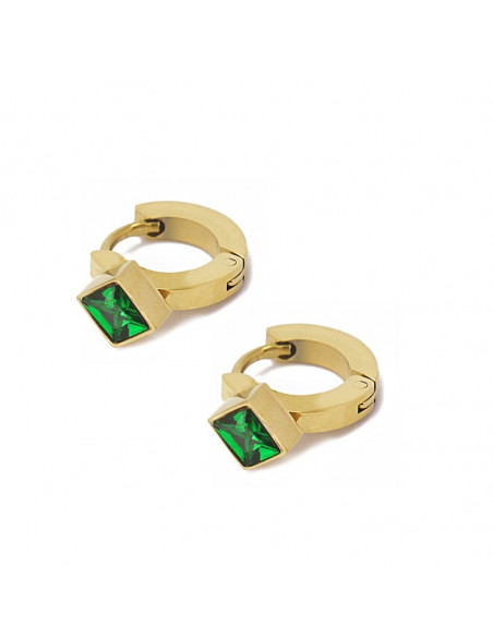 Pendiente venta por unidad "Aro circonita" bpe466