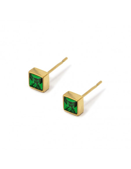 Pendiente venta por unidad "circonita color" bpe474