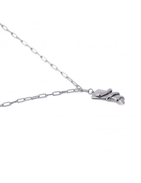 Collar anartxy "Colmillo serpiente" coa897pl