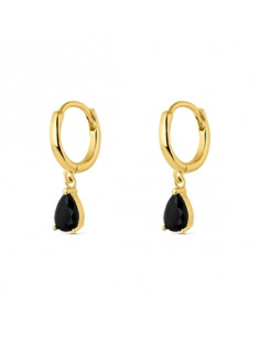 Pendientes venta por unidad "Lágrima negra" 9110674