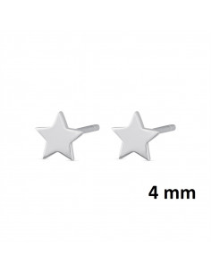 Pendiente venta por unidad "Estrella 4mm" 9110397