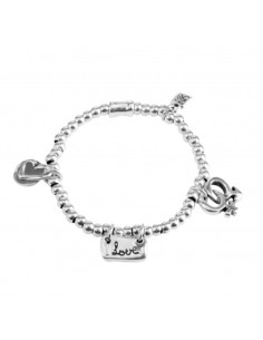 Pulsera Uno de 50 "Amor elástico" pul1288mtlm