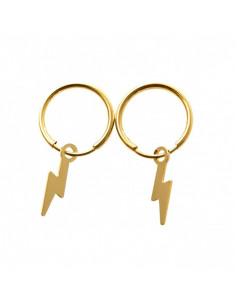 Pendientes venta por unidad "Aritos rayo 11mm" 33662