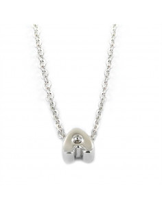 Gargantilla plata "Inicial A" 9109077