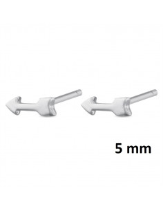 Pendiente venta por unidad "flecha 5 mm" 9110406