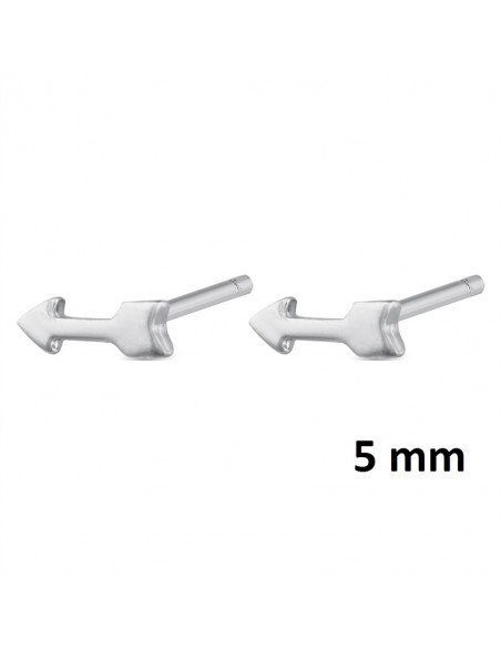 Pendiente venta por unidad "flecha 5 mm" 9110406