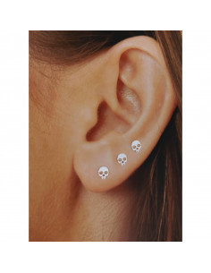 Pendiente venta por unidad "Calavera 5mm" 34504 2
