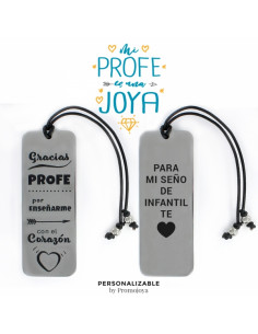 Marcapáginas "Gracias Profe por enseñarme con el corazón"...