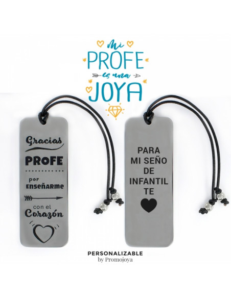 Marcapáginas "Gracias Profe por enseñarme con el corazón" 9103016