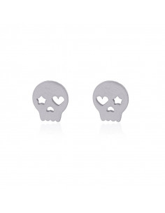 Pendientes Anartxy "calavera" bpe622pl