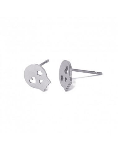 Pendientes Anartxy "calavera" bpe622pl