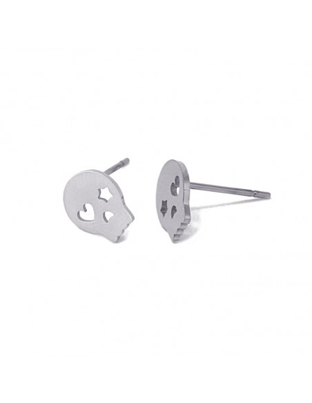 Pendientes Anartxy "calavera" bpe622pl