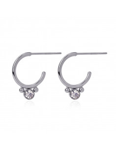 Pendientes Anartxy "Mini aros circonita" bpe609l