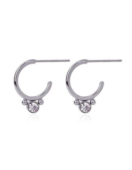 Pendientes Anartxy "Mini aros circonita" bpe609l