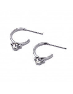 Pendientes Anartxy "Mini aros circonita" bpe609l 2