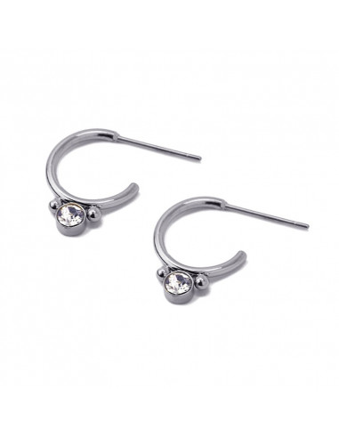 Pendientes Anartxy "Mini aros circonita" bpe609l