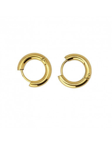 Pendientes Anartxy "aros anchos dorados" bpe568d