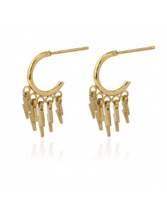 Pendientes Anartxy "Mini aros rayo" bpe710a