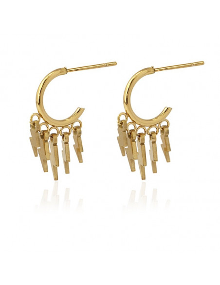 Pendientes Anartxy "Mini aros rayo" bpe710a