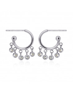 Pendientes Anartxy "Aros bolitas medianos" BPE048PL
