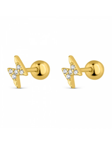 Piercing plata chapada "Rayo" 9111774